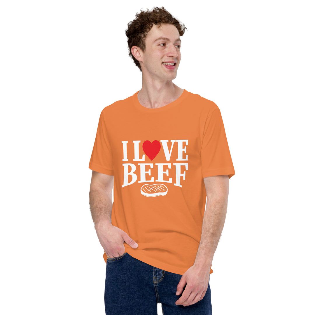 I Love Beef Unisex T-shirt